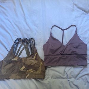 2 Lululemon sports bras, size 8
